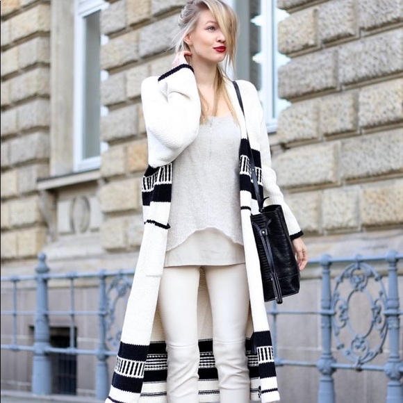 Zara | Sweaters | Nwt Black White Ecru 